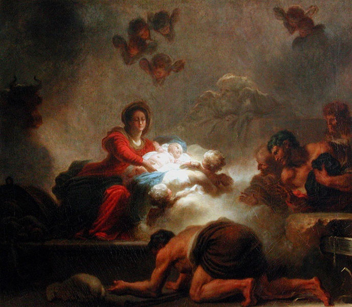 The Adoration of the Shepherds.